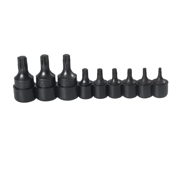 Urrea Combination drive torx bit socket set 9PC 4752W